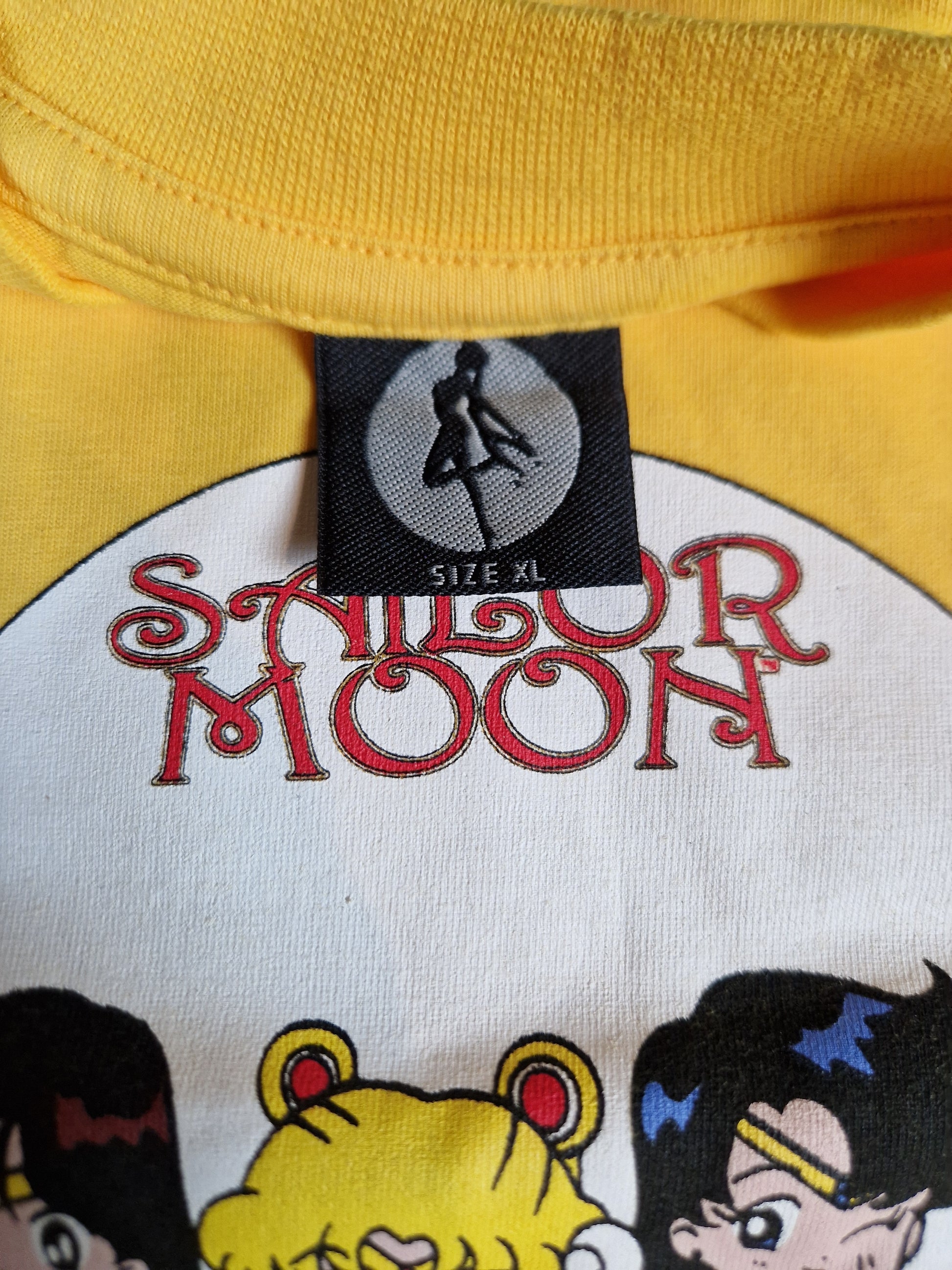 Vintage Moon Wear Shirt Sailor Moon Deadstock Gelb XL - RareRags