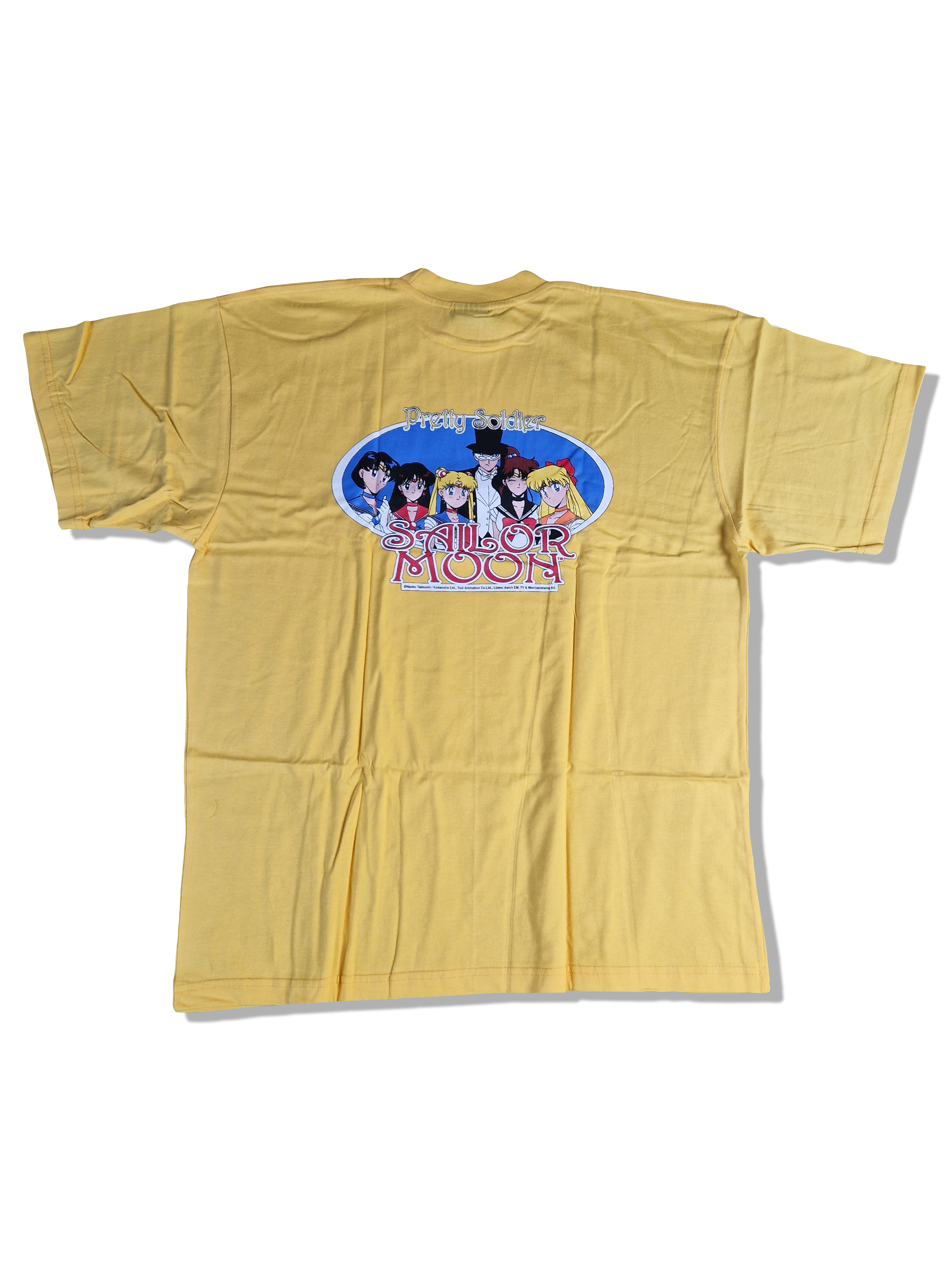 Vintage Moon Wear Shirt Sailor Moon Deadstock Gelb S - RareRags