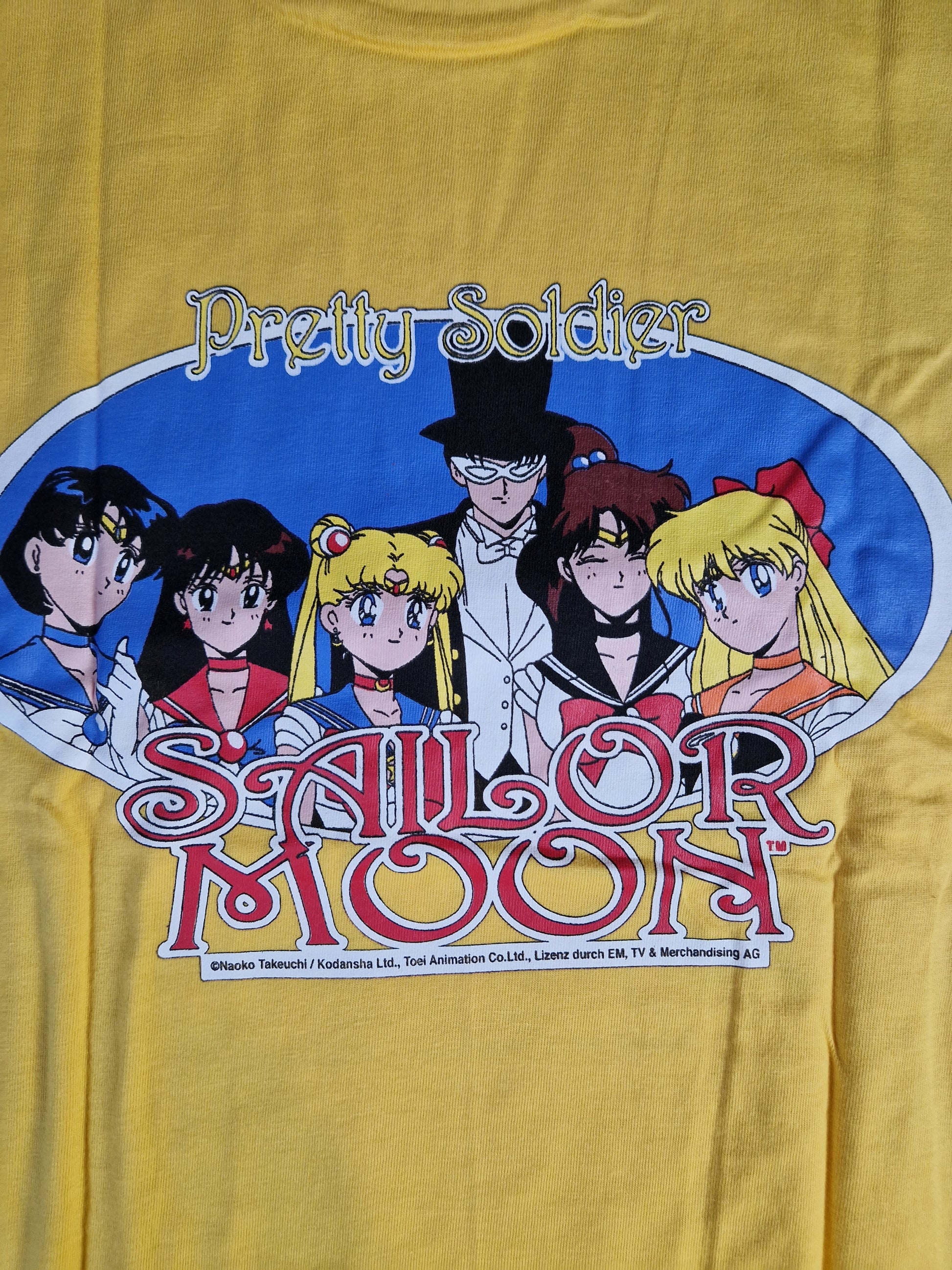 Vintage Moon Wear Shirt Sailor Moon Deadstock Gelb XL - RareRags