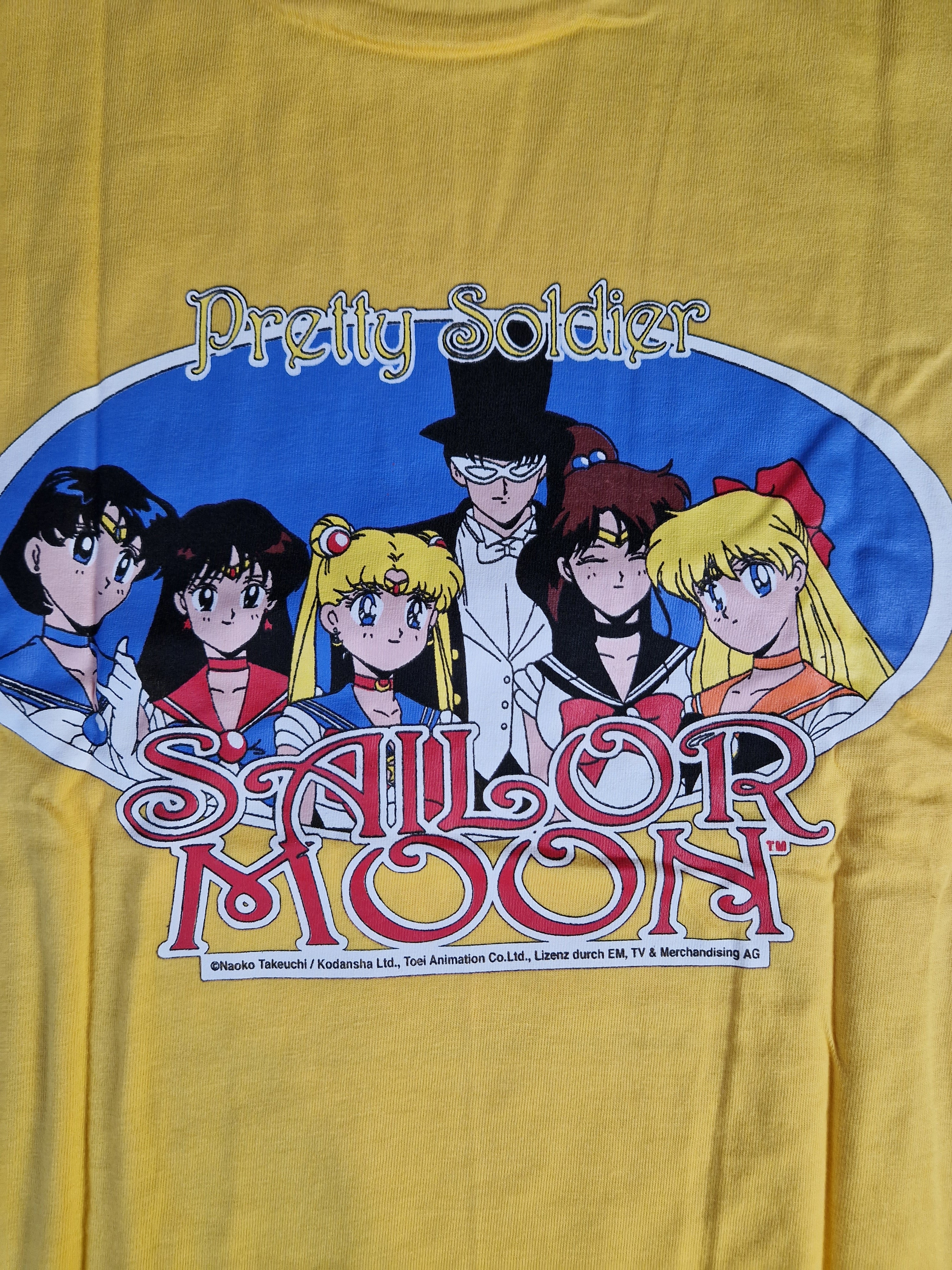 Vintage Moon Wear Shirt Sailor Moon Deadstock Gelb XL - RareRags