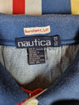 Vintage Nautica Polo-Shirt Made In Hong Kong Gestreift Bunt XL