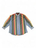 Vintage Nautica Hemd Gestreift Sailing Bunt L