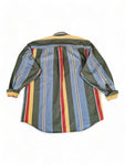 Vintage Nautica Hemd Gestreift Sailing Bunt L