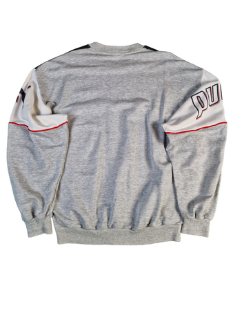 Vintage Puma Sweater Basic Grau Schwarz M-L