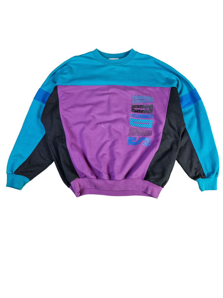 Vintage Adidas Sweater Turkis Lila XXL RareRags