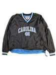 Vintage Champion Windbreaker Reversible University Carolina Hellblau Schwarz L-XL