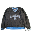 Vintage Champion Windbreaker Reversible University Carolina Hellblau Schwarz L-XL