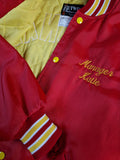 Vintage Butwin Bomberjacke 80s Coronado Hockey Made In USA Rot M