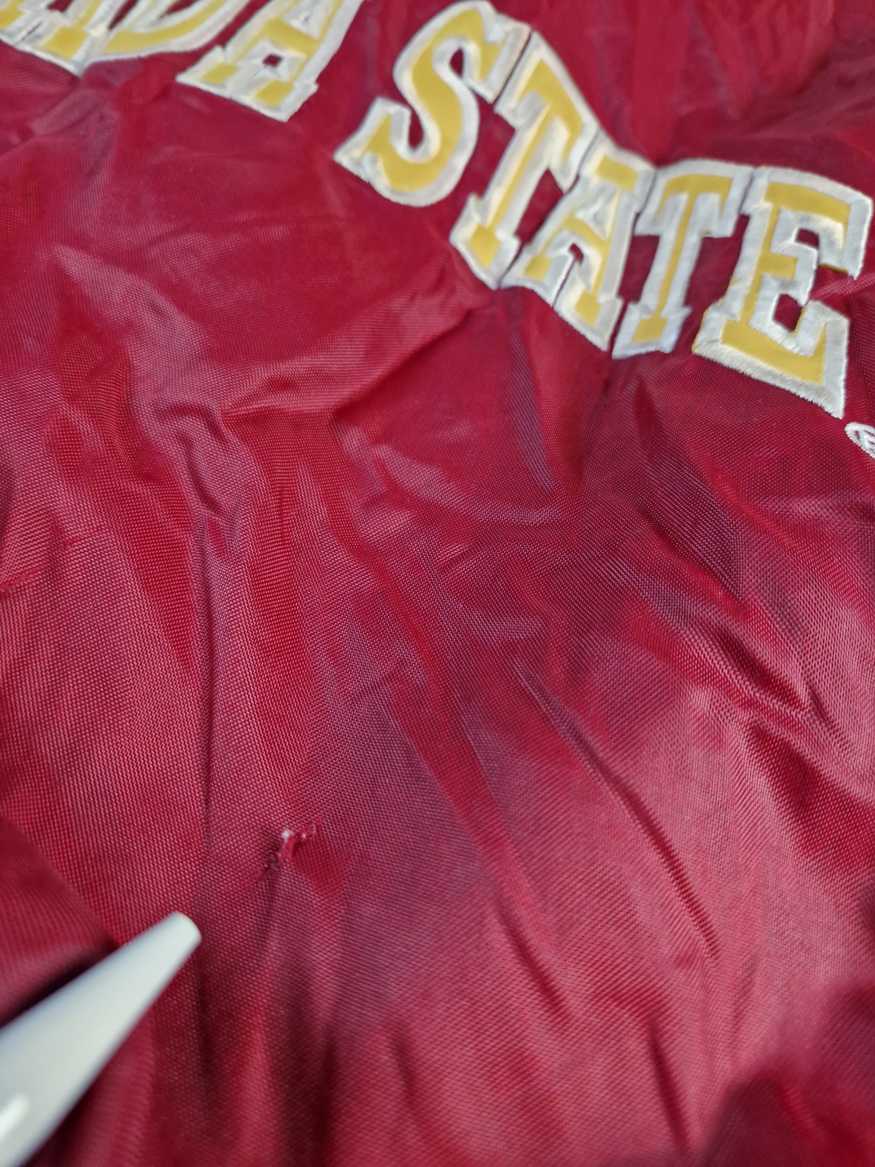 Vintage Starter Windbreaker Florida State Seminoles Made In Korea Rot M