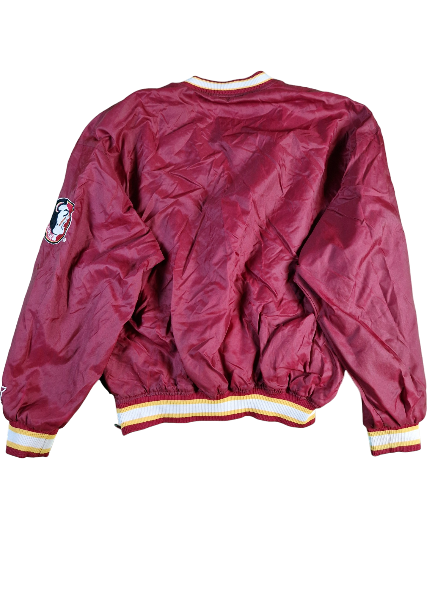 Vintage Starter Windbreaker Florida State Seminoles Made In Korea Rot M
