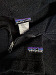 Vintage Patagonia Fleecejacke Getragen Mit Pilling Schwarz L