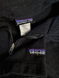Vintage Patagonia Fleecejacke Getragen Mit Pilling Schwarz L