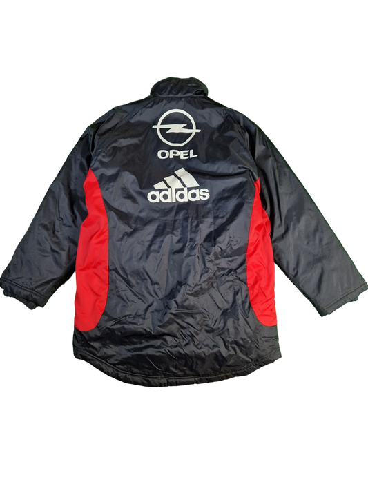 Adidas Winterjacke AC Milan Merch Opel Rot Schwarz (D7) L-XL