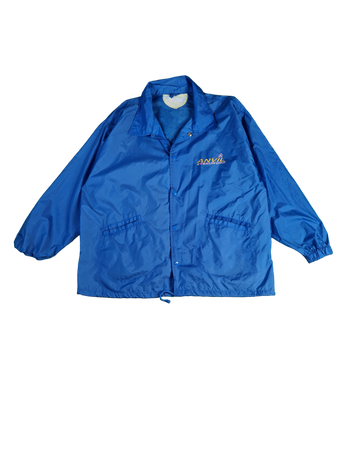 Vintage Anvil Windbreaker "Steelworx" Dünn Blau L