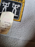 Rare! Vintage JetSet Jacke "The Wave" Swiss RiRi Zip Mit Fleece Schwarz L-XL