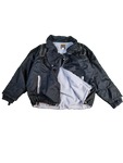 Rare! Vintage JetSet Jacke "The Wave" Swiss RiRi Zip Mit Fleece Schwarz L-XL