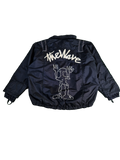 Rare! Vintage JetSet Jacke "The Wave" Swiss RiRi Zip Mit Fleece Schwarz L-XL