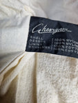 Vintage Chevignong Jacke Leicht Gefüttert Backprint Blau Grün XL