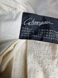 Vintage Chevignong Jacke Leicht Gefüttert Backprint Blau Grün XL