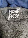 Vintage Home Boy Jacke Leicht Gefüttert "Loud.Couture" Blau Grün S-M