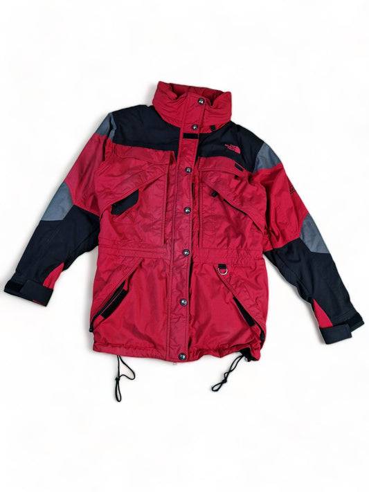 Vintage The North Face Outdoorjacke Extreme Gear Rot Schwarz M-L