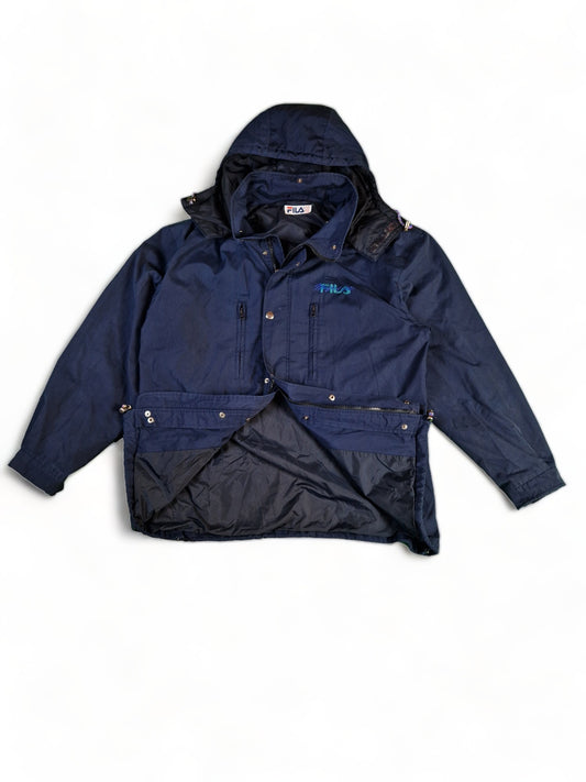 Vintage Fila Jacke / Parker Magic Line Dunkelblau L-XL