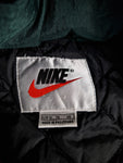 Vintage Nike Jacke / Parker "Coach Kemp" Defekter Reißverschluss Dunkelgrün L-XL