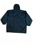 Vintage Nike Jacke / Parker "Coach Kemp" Defekter Reißverschluss Dunkelgrün L-XL