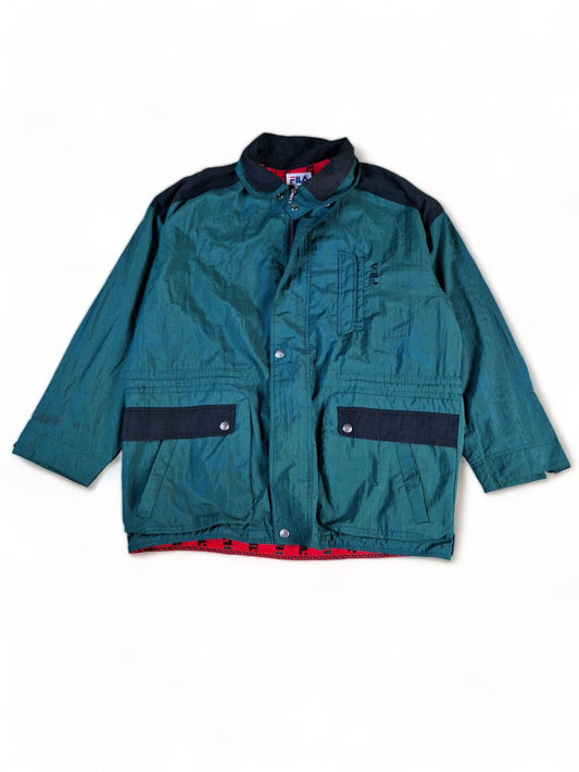 Vintage Fila Jacke / Parka Made In Hong Kong Grün L