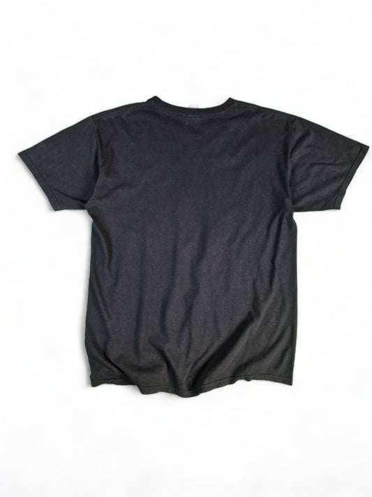 Vintage Blind Shirt Basic Logo Print Schwarz L