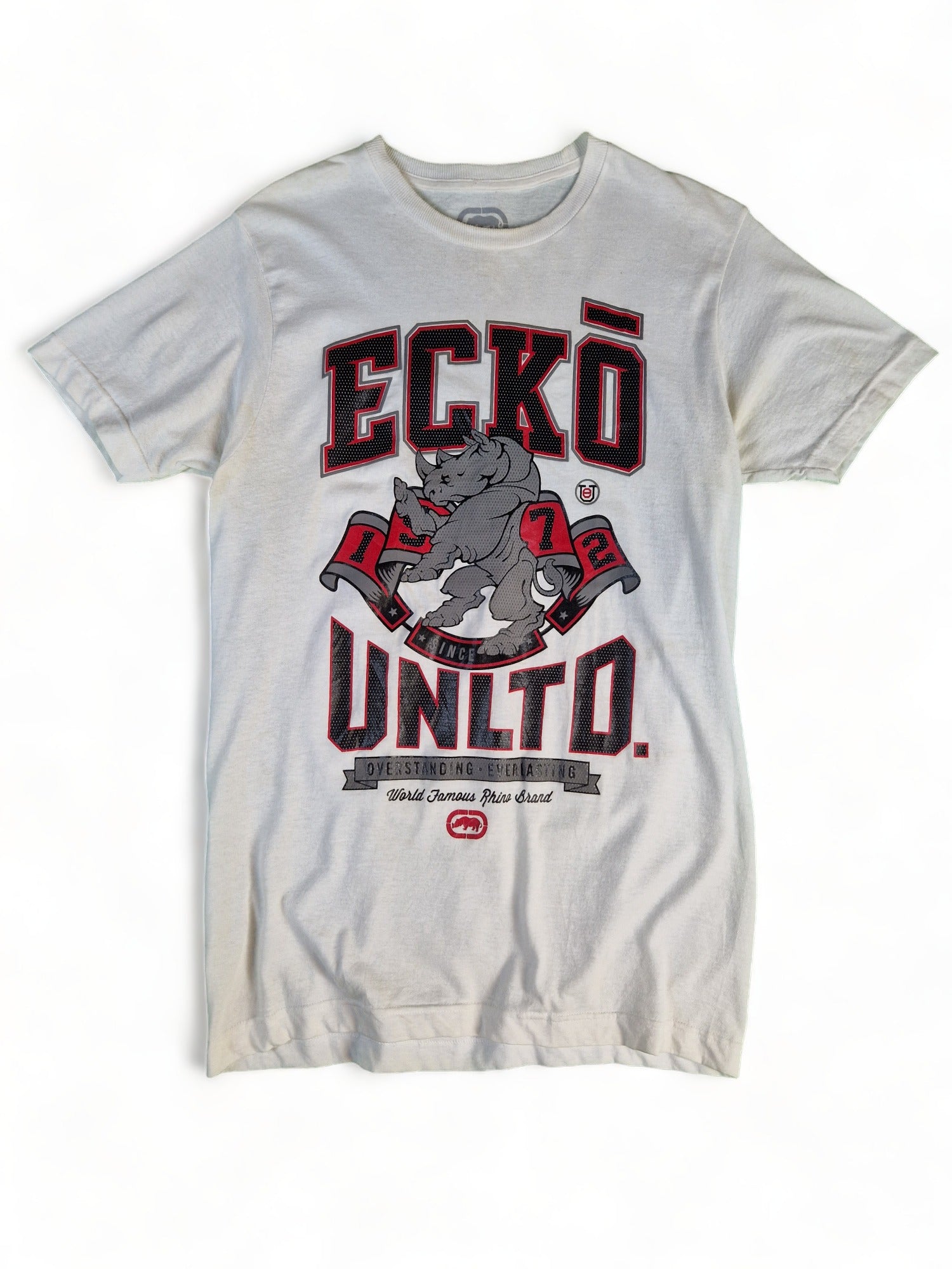 Eckō Unlimited Shirt Y2K Optik Weiß M - RareRags
