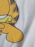 Vintage United Feature Syndicat Shirt Garfield 1978 Single Stitche Weiß L-XL