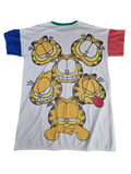 Vintage United Feature Syndicat Shirt Garfield 1978 Single Stitche Weiß L-XL