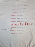 Vintage Giant Shirt Steely Dan On Tour 1996 Weiß XL