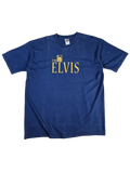 Vintage Fruit Of The Loom Shirt Tiny Elvis Dunkelblau XXL