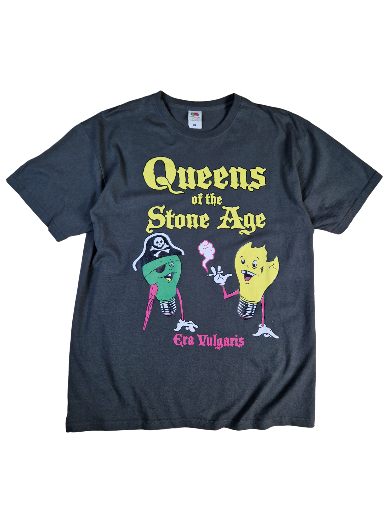 Vintage Fruit Of The Loom Shirt Queens Of The Stone Age Era Vulgaris 2007 Dunkelgrün L