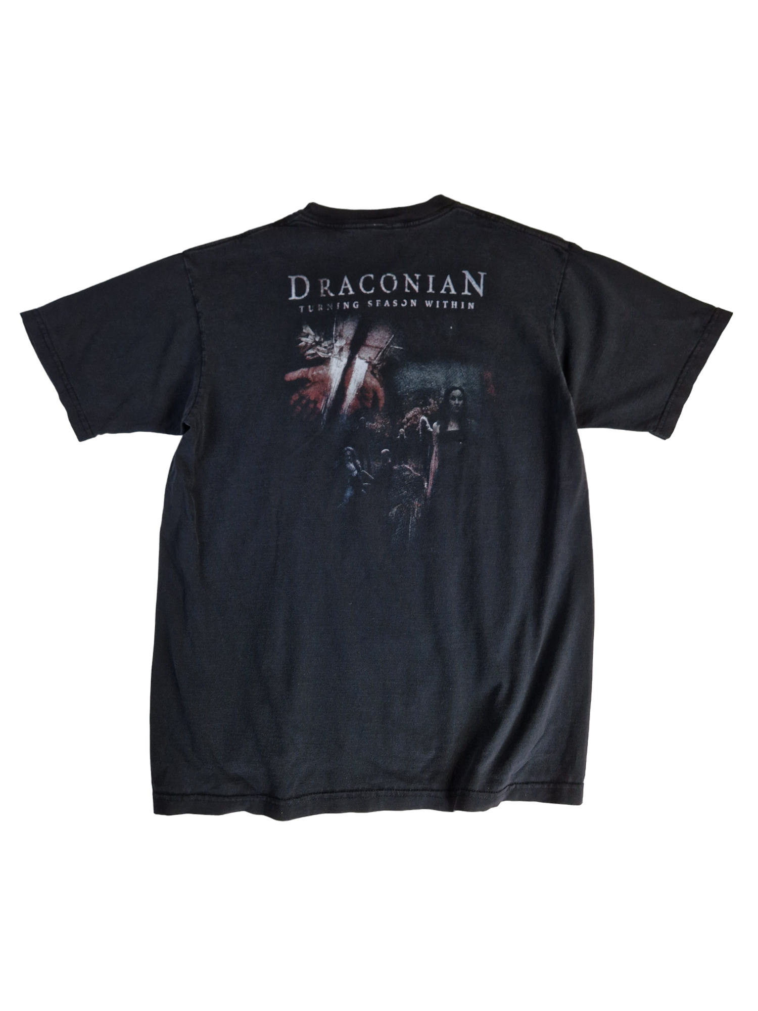 Draconian Shirt "Turning Seasons Within" 2008 Schwarz L - RareRags