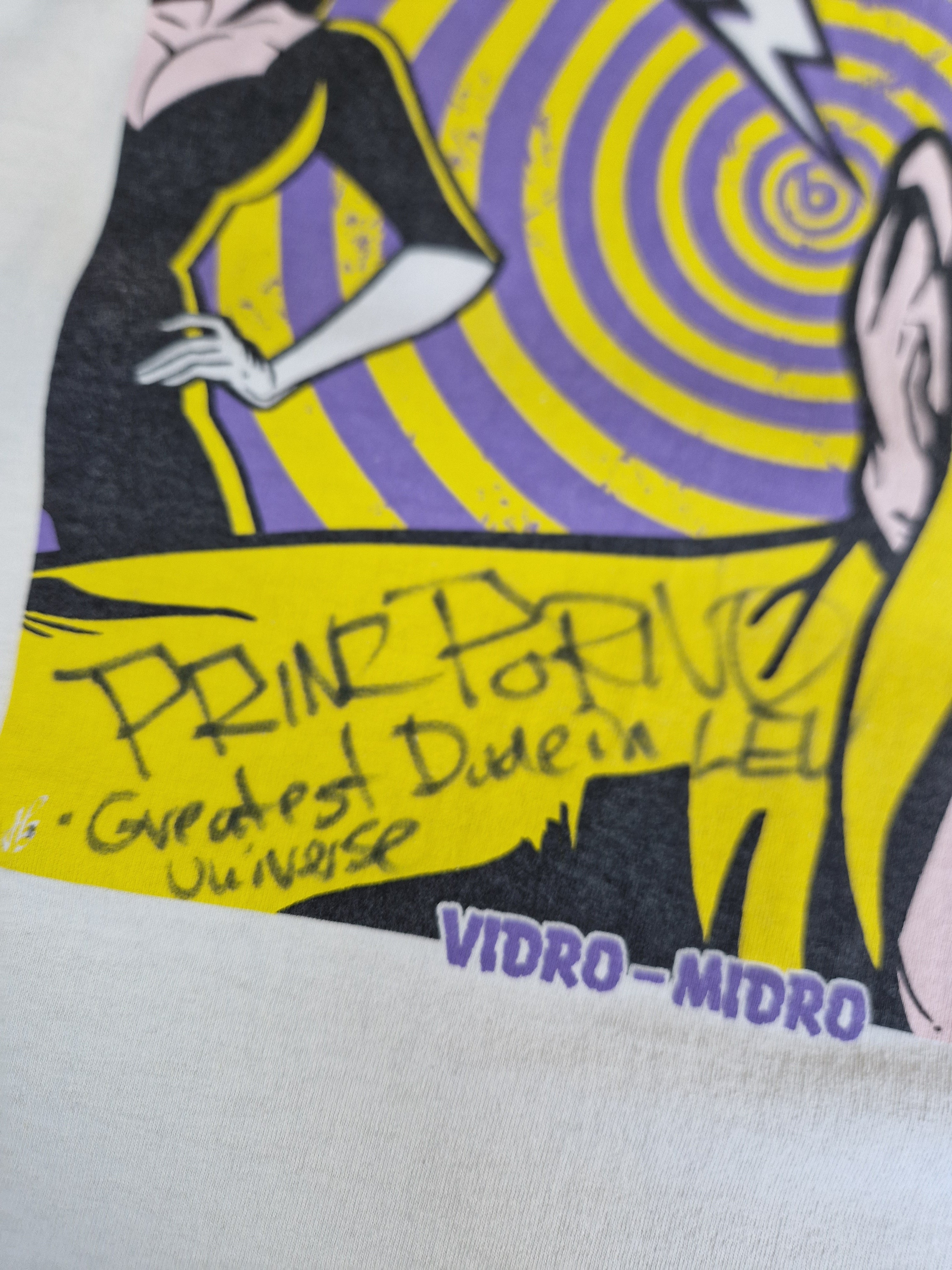 Fruit Of The Loom Shirt Beatsteaks "Greatest Band in Universe" Prinz Porno Widmung Weiß S - RareRags