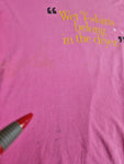 Vintage Fruit Of The Loom Shirt Virginia Slims "Wet T-Shirts Belong In The Dryer" Made In USA Rosa XL
