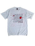 Vintage Fruit Of The Loom Shirt 80s "I Promise (...) Because I Am A Teacher" Spruch Single Stitch Made In USA Weiß M