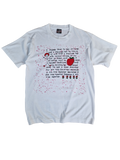 Vintage Fruit Of The Loom Shirt 80s "I Promise (...) Because I Am A Teacher" Spruch Single Stitch Made In USA Weiß M