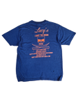 Vintage Hanes Shirt 1988 Lucys Worm Eater Club Made In USA Single Stitch Dunkelblau XL