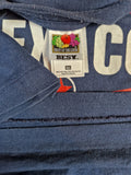 Vintage Fruit Of The Loom Shirt Sexaco "Fill Me Up, Please" Single Stitch Made In Canada Dunkelblau XL