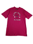 Vintage Gold's Gym Shirt Made In USA Single Stitch Rosa L