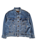 Vintage Levis Jeansjacke Made In USA Orange Tab Hellblau XS-S