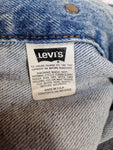 Vintage Levis Jeansjacke Made In USA Orange Tab Hellblau XS-S