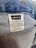 Vintage Levis Jeansjacke Made In USA Orange Tab Hellblau XS-S