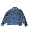 Vintage Levis Jeansjacke Made In USA Orange Tab Hellblau XS-S