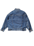 Vintage Levis Jeansjacke Made In USA Orange Tab Hellblau XS-S