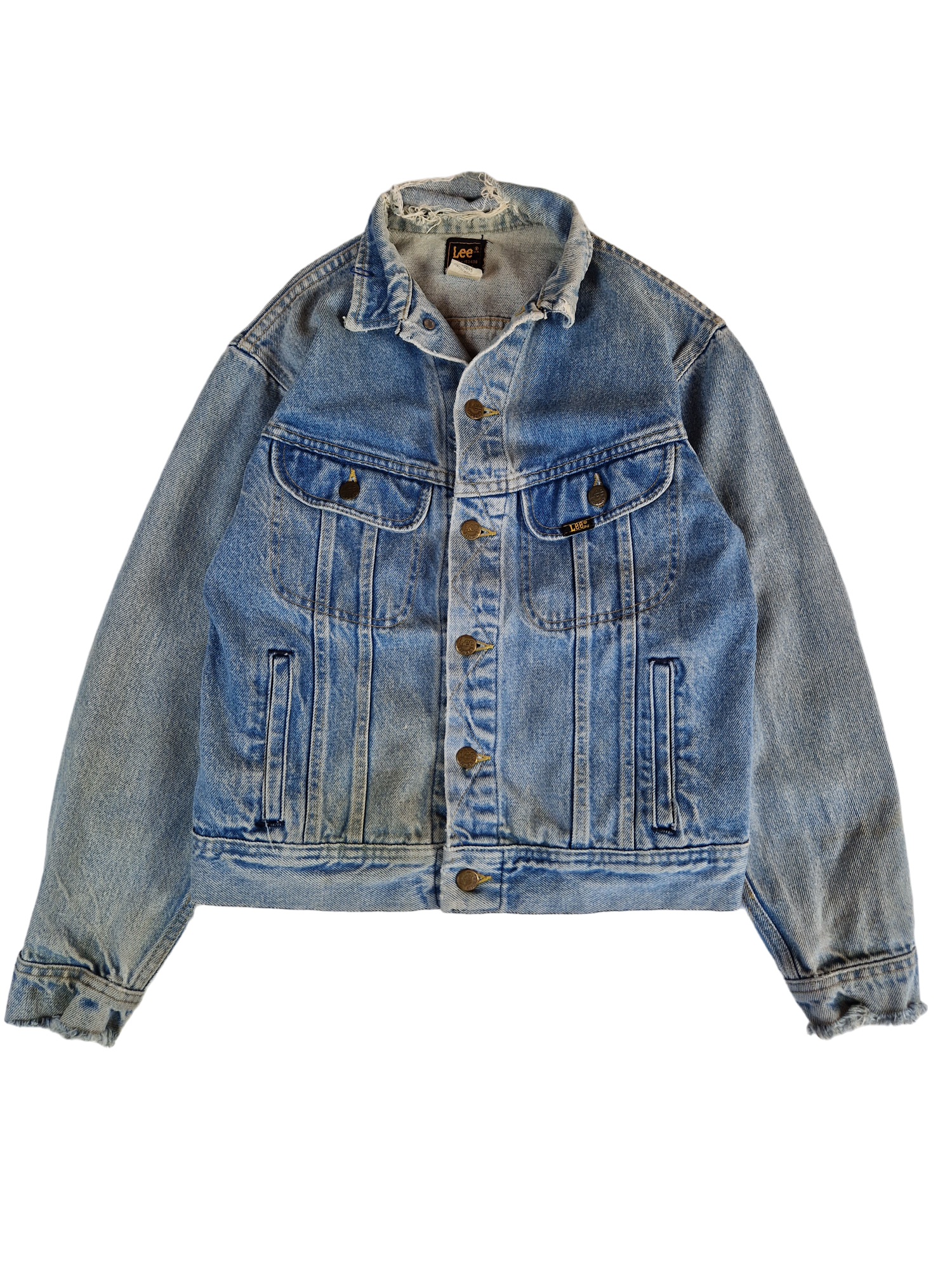 Vintage Lee Jeansjacke Made In USA Hellblau (16) S-M